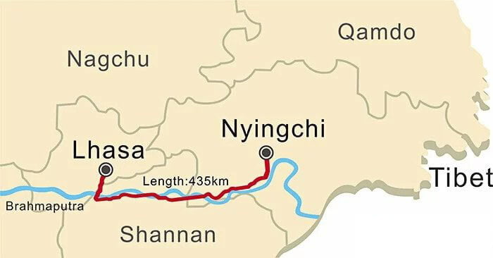 Lhasa Nyingchi Railway: Tibet railway extension and vital section of new Sichuan Tibet Railway Lhasa Nyingchi Railway: Tibet railway extension and vital section of new Sichuan Tibet Railway