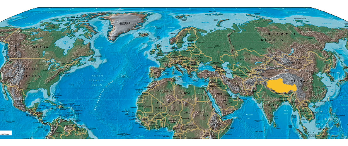 Map of Tibet - learn where is Tibet Map of Tibet - learn where is Tibet
